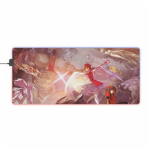 Load image into Gallery viewer, Cardcaptor Sakura Sakura Kinomoto, Tomoyo Daidouji, Keroberos RGB LED Mouse Pad (Desk Mat)