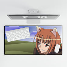 Load image into Gallery viewer, Anime Spice and Wolf Mouse Pad (Desk Mat)
