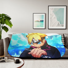 Load image into Gallery viewer, Boruto Sherpa Blanket