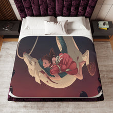 Load image into Gallery viewer, Anime Spirited Away Sherpa Blanket