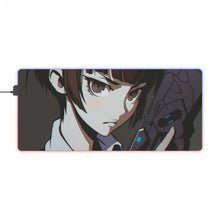 Load image into Gallery viewer, Akane Tsunemori serious look RGB LED Mouse Pad (Desk Mat)