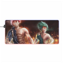 Load image into Gallery viewer, Izuku Midoriya / Shoto Todoroki RGB LED Mouse Pad (Desk Mat)