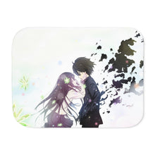 Load image into Gallery viewer, Eru Chitanda And Hōtarō Oreki Sherpa Blanket