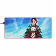 Load image into Gallery viewer, Demon Slayer: Kimetsu No Yaiba RGB LED Mouse Pad (Desk Mat)