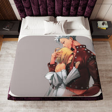 Load image into Gallery viewer, Ban and his Elaine Sherpa Blanket