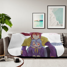 Load image into Gallery viewer, Sora and Shiro Sherpa Blanket