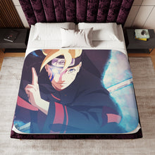 Load image into Gallery viewer, Boruto Sherpa Blanket