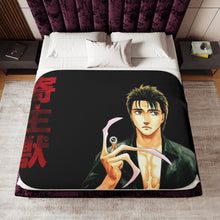 Load image into Gallery viewer, Shinichi Izumi And migi Sherpa Blanket