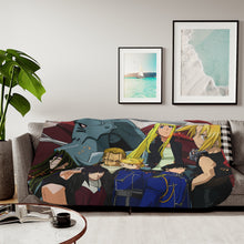 Load image into Gallery viewer, Anime FullMetal Alchemist Sherpa Blanket