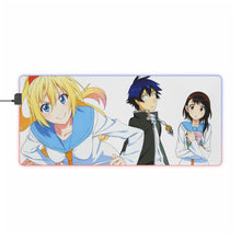 Load image into Gallery viewer, Nisekoi Chitoge Kirisaki, Kosaki Onodera RGB LED Mouse Pad (Desk Mat)