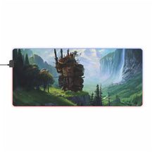 Load image into Gallery viewer, Howl's Moving Castle RGB LED Mouse Pad (Desk Mat)