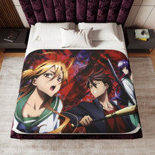 Load image into Gallery viewer, Highschool Of The Dead Sherpa Blanket