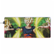 Load image into Gallery viewer, Son Gokû vs Caulifla and Kale RGB LED Mouse Pad (Desk Mat)