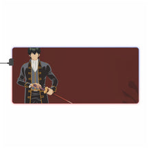 Load image into Gallery viewer, Hijikata Toushirou RGB LED Mouse Pad (Desk Mat)