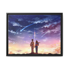 Load image into Gallery viewer, Anime Your Name. Canvas Framed Art Print