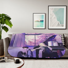 Load image into Gallery viewer, Kousei Arima and Kaori Miyazono Sherpa Blanket