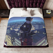 Load image into Gallery viewer, Mob Psycho 100 Shigeo Kageyama Sherpa Blanket