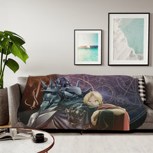 Load image into Gallery viewer, Fullmetal Alchemist-Edward & Alphonse Sherpa Blanket