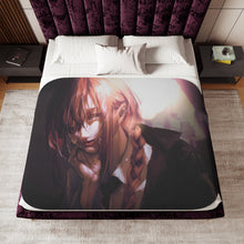 Load image into Gallery viewer, Anime Chainsaw Man Sherpa Blanket