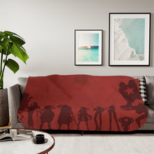 Load image into Gallery viewer, Luffy's crew Sherpa Blanket