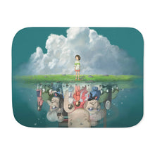 Load image into Gallery viewer, Anime Spirited Away Sherpa Blanket