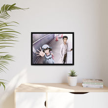 Load image into Gallery viewer, Mayuri and Okabe Canvas Framed Art Print