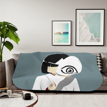 Load image into Gallery viewer, Nora Minimalist v1 Sherpa Blanket