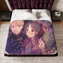 Load image into Gallery viewer, Kaguya-sama: Love is War Kaguya Shinomiya, Chika Fujiwara, Miyuki Shirogane Sherpa Blanket