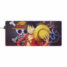 Load image into Gallery viewer, One Piece Monkey D. Luffy RGB LED Mouse Pad (Desk Mat)