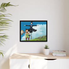 Load image into Gallery viewer, Anime Howl's Moving Castle Canvas Framed Art Print