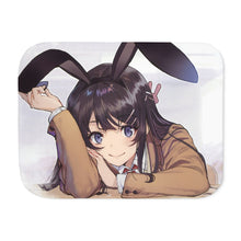 Load image into Gallery viewer, Anime Rascal Does Not Dream of Bunny Girl Senpai Sherpa Blanket