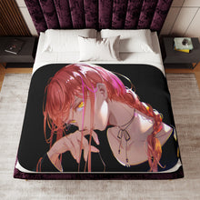 Load image into Gallery viewer, Anime Chainsaw Man Sherpa Blanket