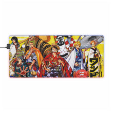 Load image into Gallery viewer, Straw Hat Pirates RGB LED Mouse Pad (Desk Mat)
