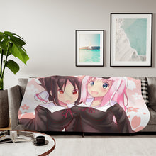Load image into Gallery viewer, Kaguya and Chika Sherpa Blanket