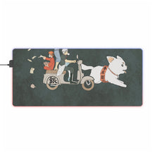 Load image into Gallery viewer, Gintama Gintoki Sakata, Kagura, Shimura Shinpachi RGB LED Mouse Pad (Desk Mat)