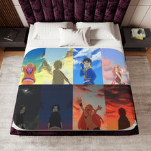 Load image into Gallery viewer, Anime Naruto Sherpa Blanket