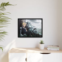 Load image into Gallery viewer, Alphonse Elric Edward Elric Canvas Framed Art Print