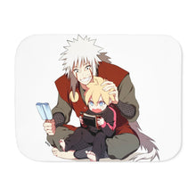 Load image into Gallery viewer, Boruto Sherpa Blanket