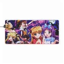 Load image into Gallery viewer, Magical Girl Lyrical Nanoha RGB LED Mouse Pad (Desk Mat)