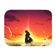 Load image into Gallery viewer, Natsu and Lucy (Fairy Tail) Sherpa Blanket