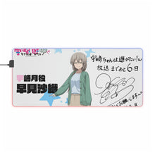 Load image into Gallery viewer, chan Wants to Hang Out! RGB LED Mouse Pad (Desk Mat)