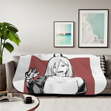 Load image into Gallery viewer, Anime Chainsaw Man Sherpa Blanket