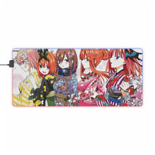 Load image into Gallery viewer, The Quintessential Quintuplets RGB LED Mouse Pad (Desk Mat)