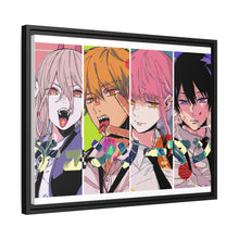 Load image into Gallery viewer, Anime Chainsaw Man Canvas Framed Art Print