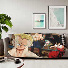 Load image into Gallery viewer, General Blue Sherpa Blanket