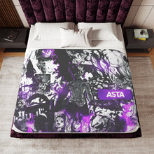 Load image into Gallery viewer, Anime Black Clover Sherpa Blanket