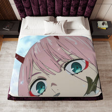 Load image into Gallery viewer, Anime Darling in the FranXX Sherpa Blanket