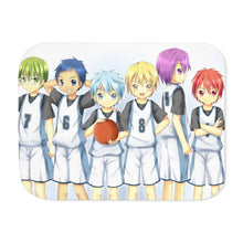 Load image into Gallery viewer, Kuroko's Basketball Tetsuya Kuroko, Daiki Aomine, Atsushi Murasakibara Sherpa Blanket