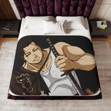 Load image into Gallery viewer, Black Clover Yami Sukehiro Sherpa Blanket
