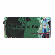 Load image into Gallery viewer, Glass Heart Princess RGB LED Mouse Pad (Desk Mat)